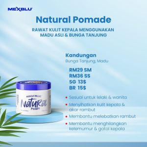 Natural Pomade Magic Blue