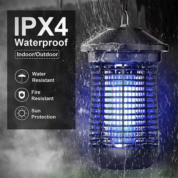 6W/18W UV Bulb Electric Shock Mosquito Killer Lamp 365nm Light Control Fly Trap Flies Insect Killer Bug Zapper Mosquito Lights - - Image 5