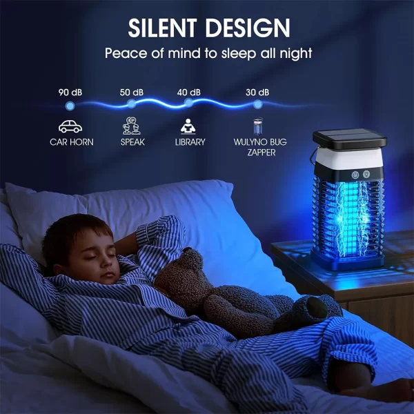 Electric Shock Bug Zapper Outdoor Mosquito Killer Lamp Repellent UV Light Anti Mosquito Fly Insect Trap Camping Mosquito Lights - Image 2