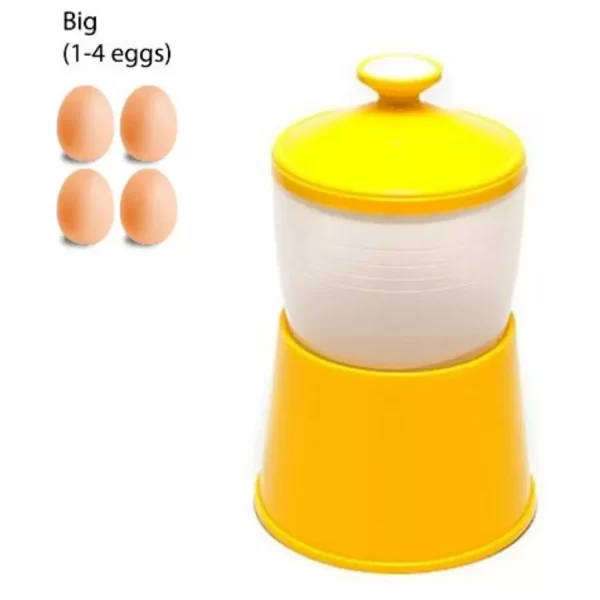 Original Half Boiled Egg Maker Malaysian Recipe Made in Malaysia Yellow Color - Image 2