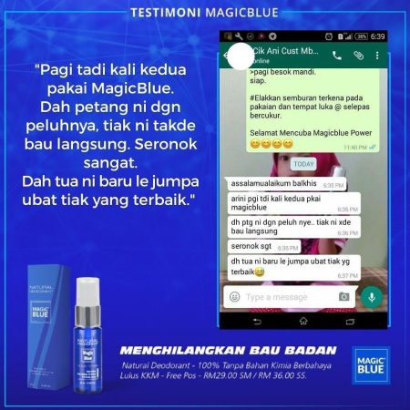 deodorant magic blue deodorant magic blue