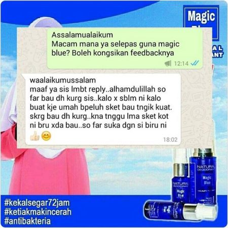 deodorant magic blue deodorant magic blue