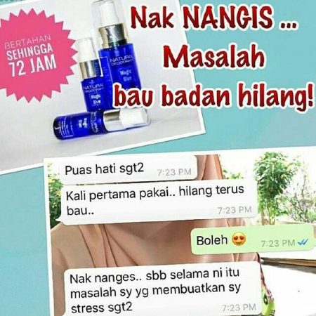 testimoni deodorant magicblue